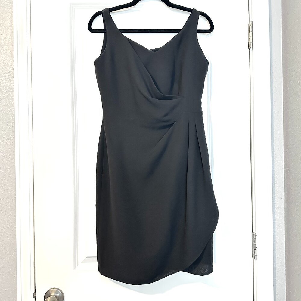 DAVID WARREN PETITES  | Women’s Sleeveless Sheath Dress  | Black | Size: 8P
